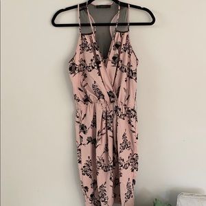 MP Black tulip hem racerback dress